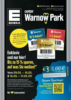Vorschau von dem Prospekt des Geschäftes Edeka, gültig ab dem 09.03.2026