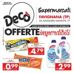 Anteprima dell'opuscolo Volantino Supermercati - Favignana dal negozio Decò valido da 12/09/2025