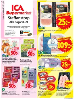 Förhandsgranska reklamblad Staffanstorp från butik ICA Supermarket gäller från 01/09/2025