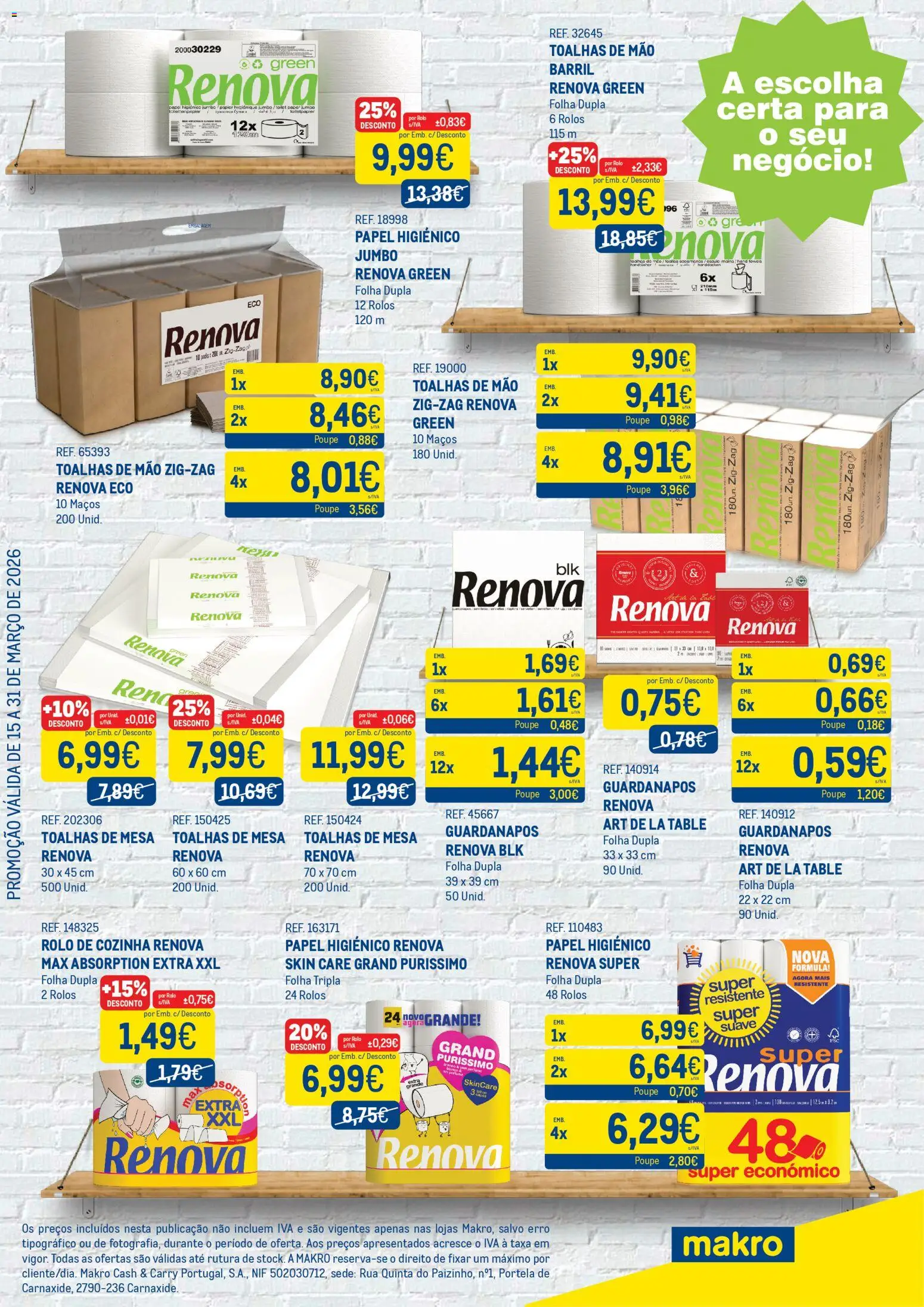 Pré-visualização do folheto da loja Makro válida a partir de 15/03/2026