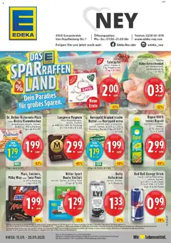 Vorschau von dem Prospekt des Geschäftes Edeka, gültig ab dem 14.09.2025