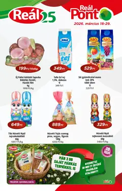 Reál - Reál Pont akciós újság megtekintése, amely érvényes 2026.03.18.-től