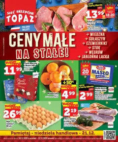 Pogląd gazetki "Ceny małe na stałe" ze sklepu Topaz ważnej od 18.12.2025