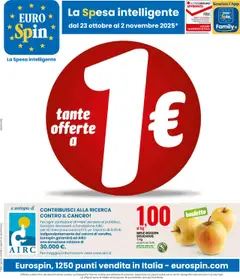 Anteprima dell'opuscolo Attuale volantino dal negozio Eurospin valido da 23/10/2025