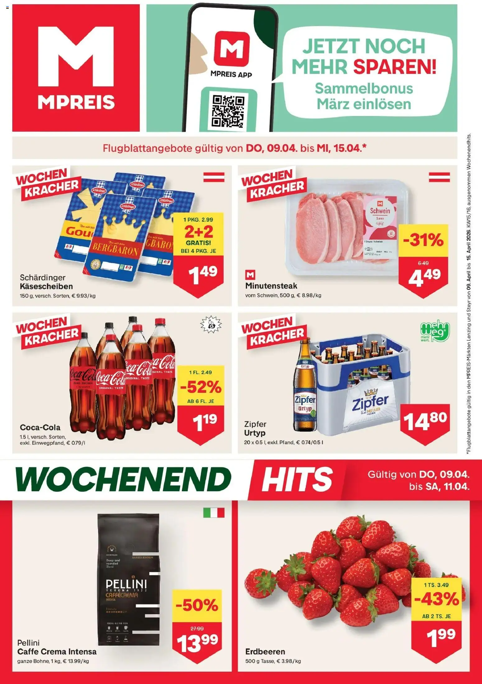 Vorschau der Angebote: MPREIS MPREIS Steyr gültig ab 09.04.2026