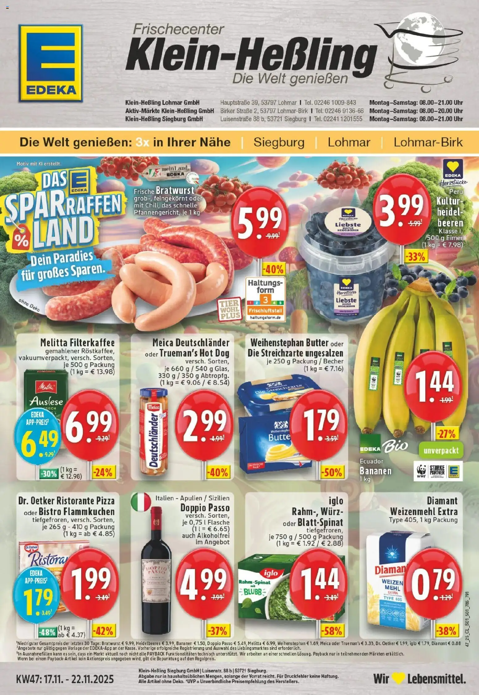 Vorschau von dem Prospekt des Geschäftes Edeka, gültig ab dem 17.11.2025