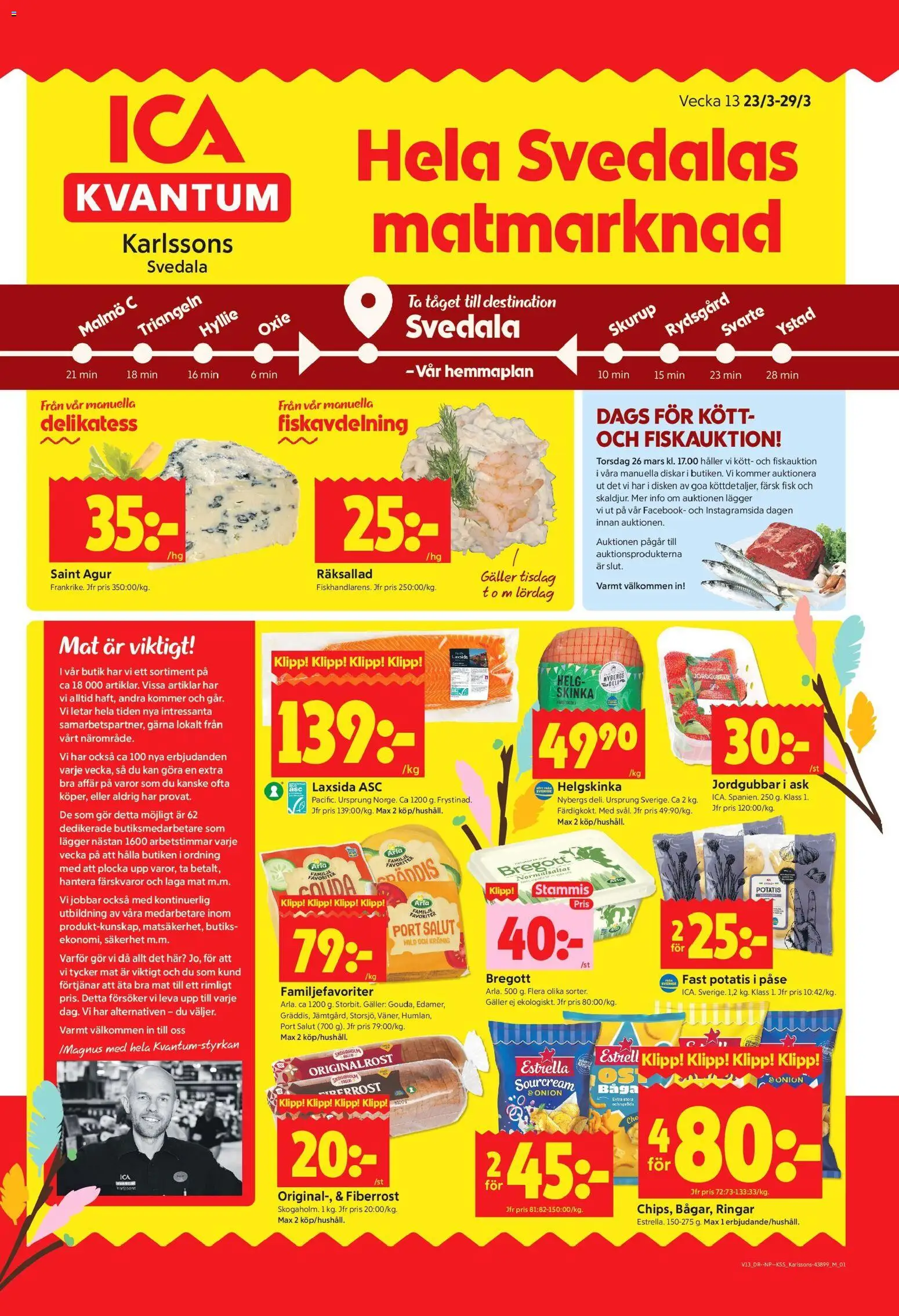 Förhandsgranska reklamblad Svedala från butik ICA Kvantum gäller från 23/03/2026