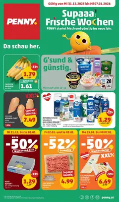Vorschau der Angebote: Penny Markt Prospekt aktuell gültig ab 31.12.2025