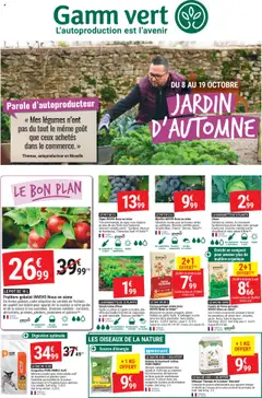 Prévisualisation de Jardin d'Automne du magasin Gamm vert formulaire valide 08/10/2025