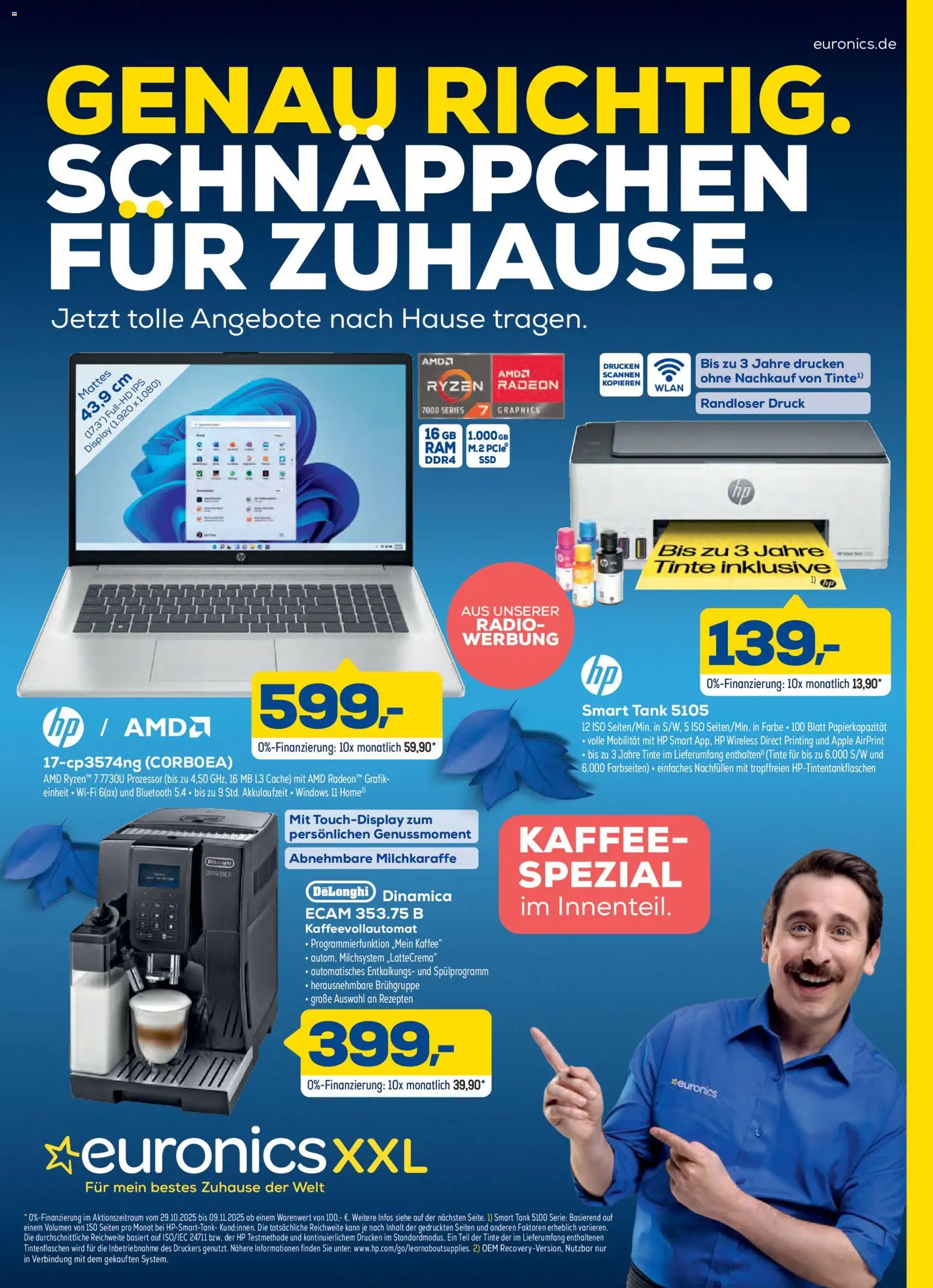 Vorschau von dem Prospekt des Geschäftes Euronics, gültig ab dem 29.10.2025