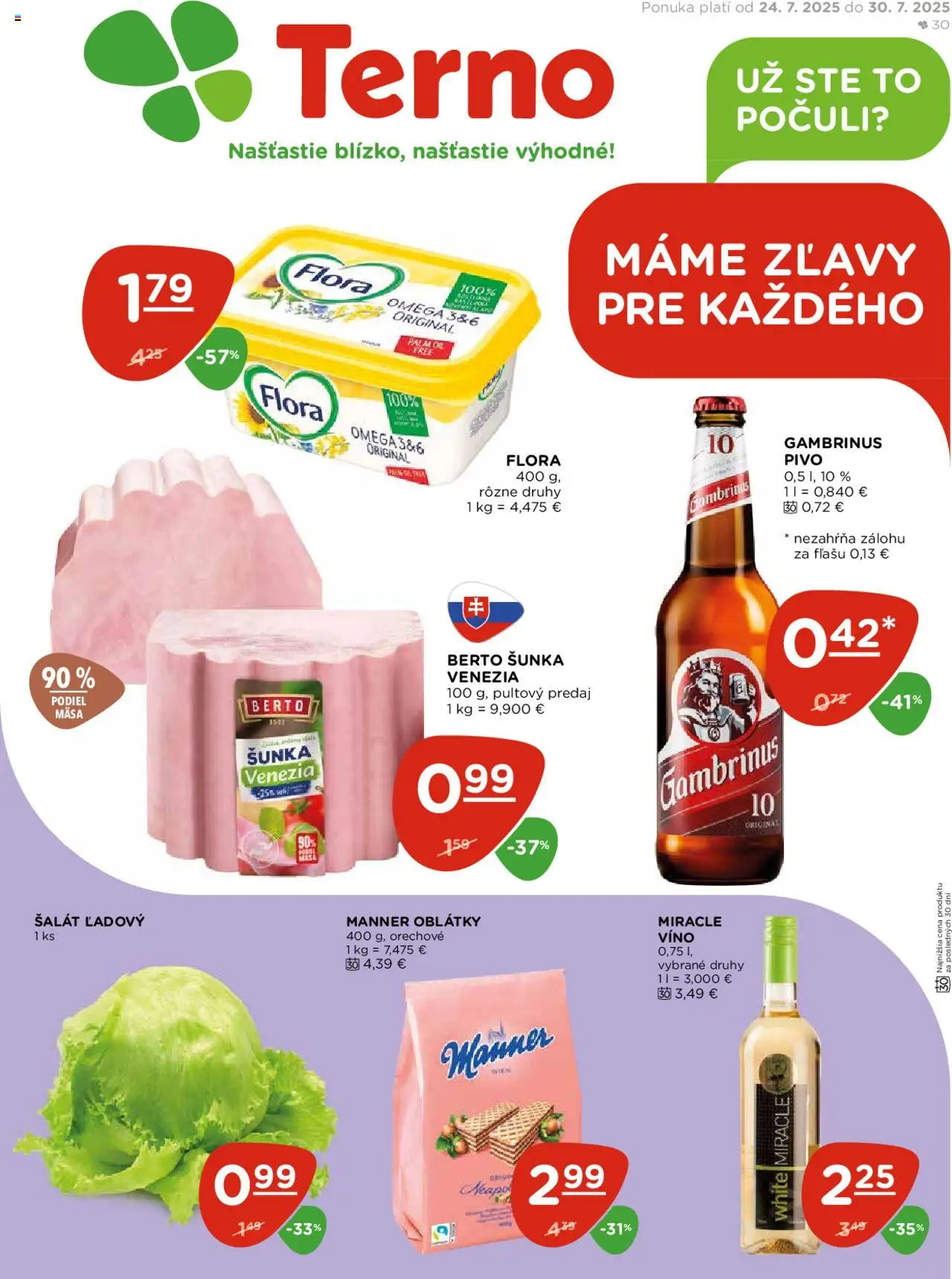 Terno Leták (24.07. - 30.07.2025) - Akčná ponuka