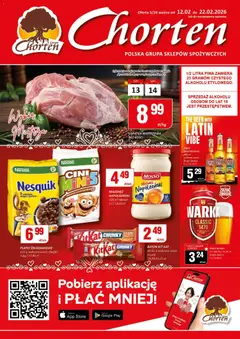 Pogląd gazetki "Gazetka" ze sklepu Chorten ważnej od 12.02.2026