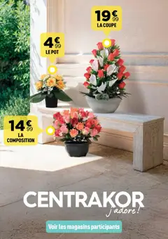 Prévisualisation de Catalogue La Toussaint du magasin Centrakor formulaire valide 29/09/2025