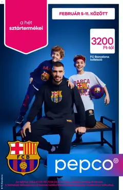 Pepco - Akciós újság Pepco megtekintése, amely érvényes 2026.02.05.-től