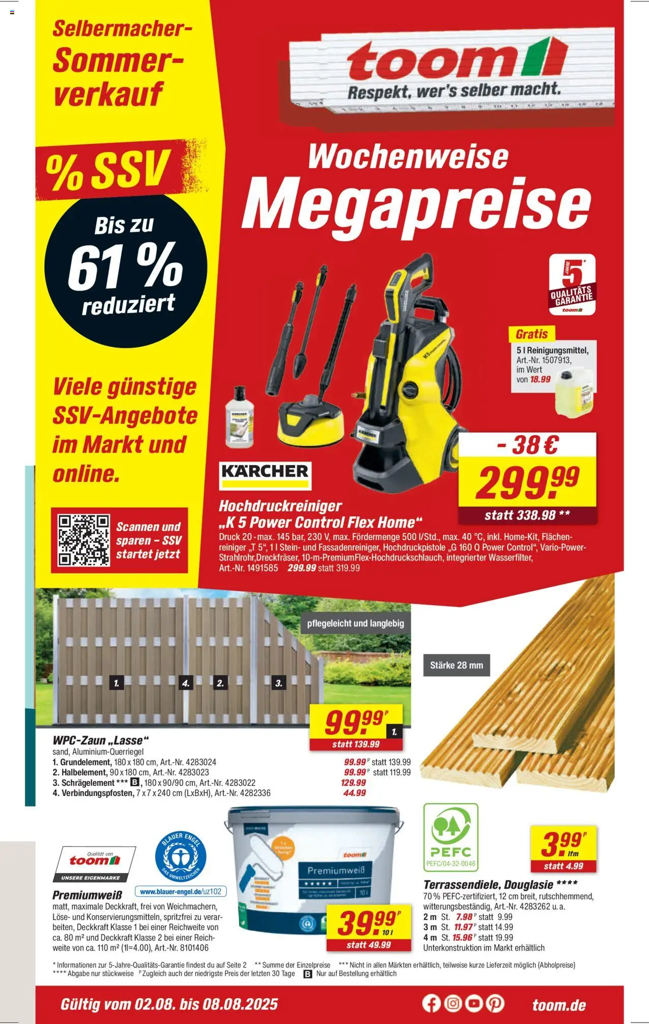 Toom Baumarkt Prospekt (vom 02.08.2025 - 08.08.2025)