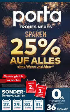 Vorschau von dem Prospekt des Geschäftes Porta!, gültig ab dem 26.12.2025