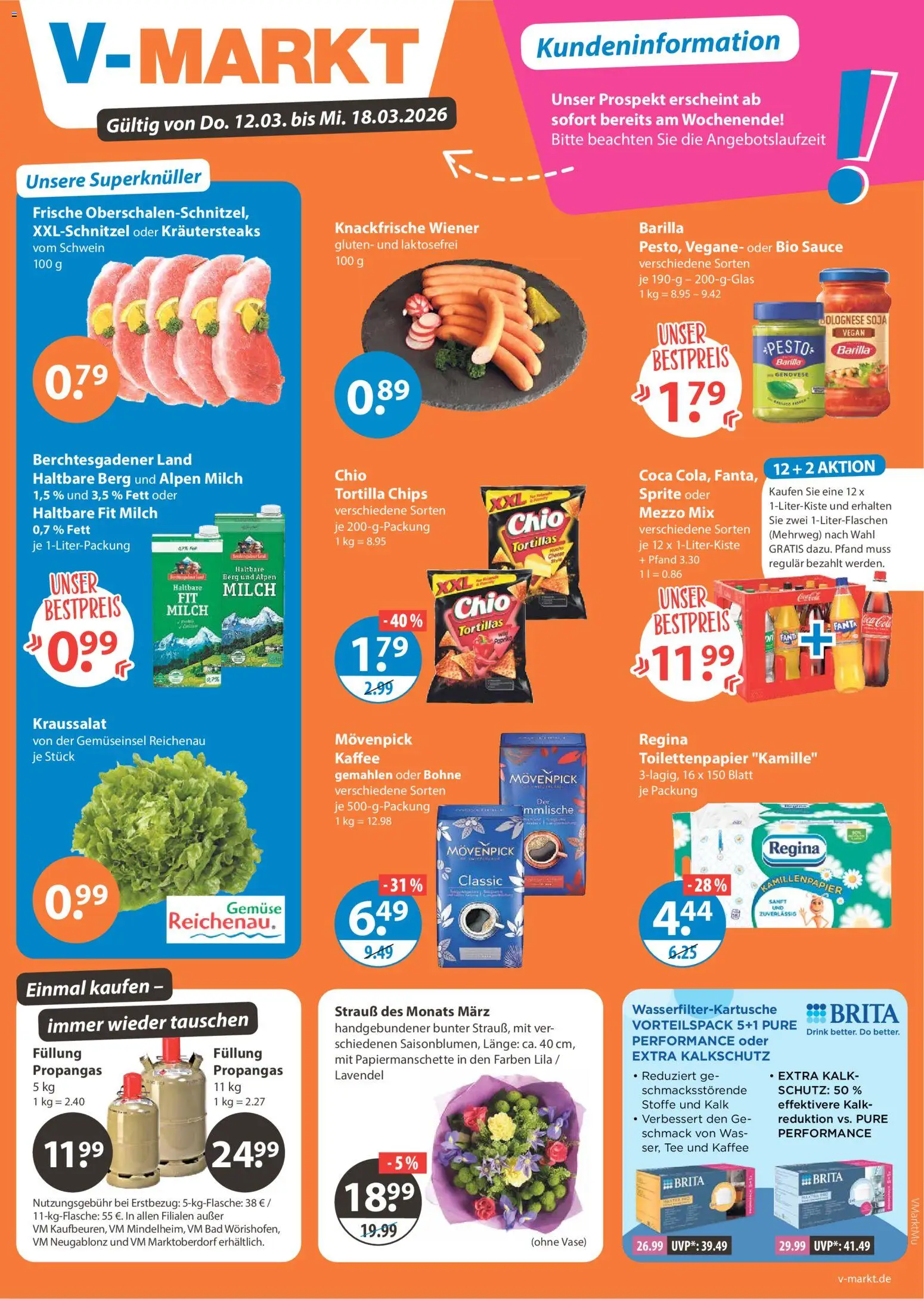 Vorschau von dem Prospekt des Geschäftes V-Markt, gültig ab dem 12.03.2026