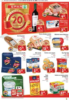 Pregled letka Katalog trgovine Spar vrijedi od 10.12.2025 | Stranica: 2