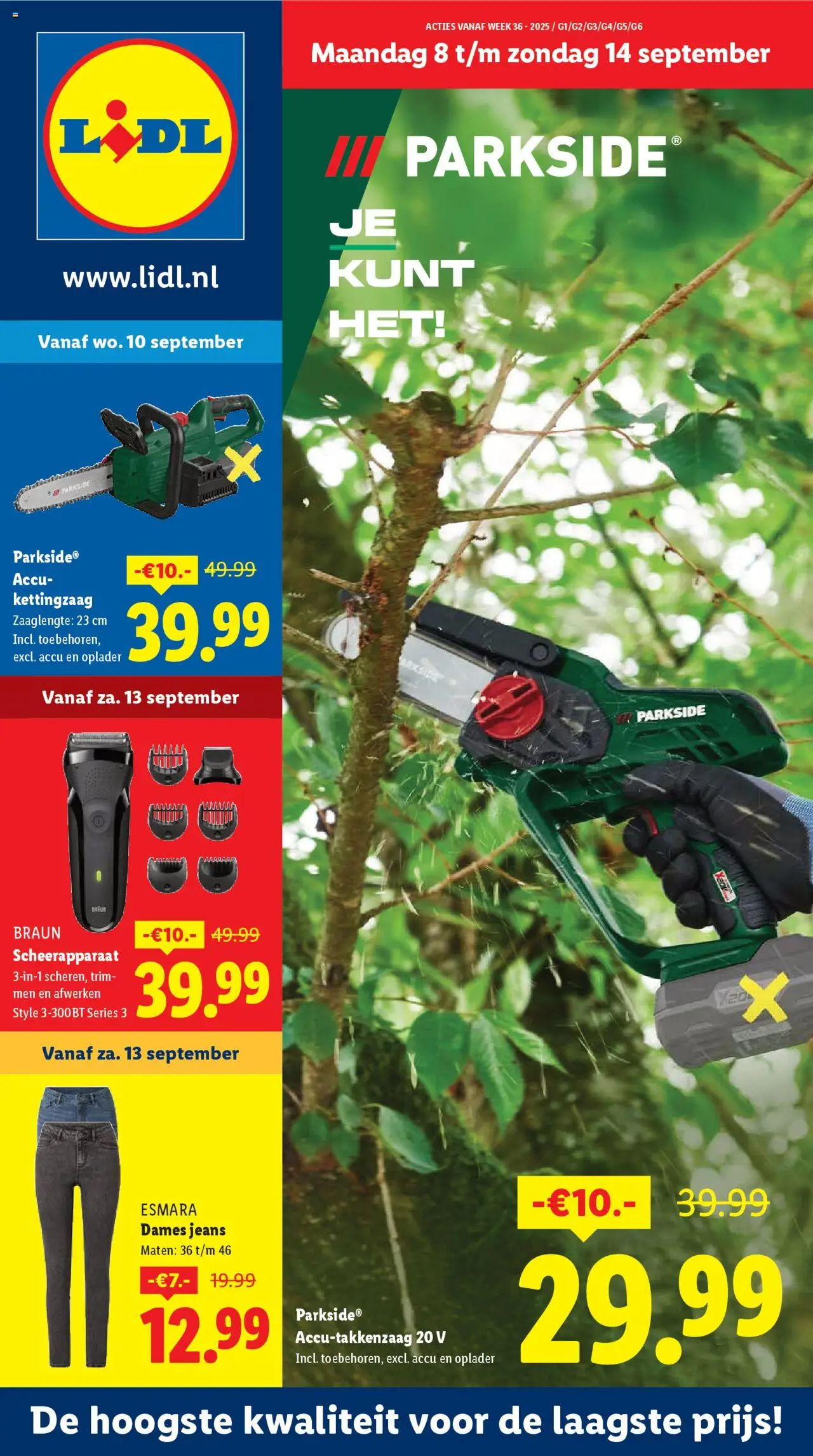 Lidl shop Non Food Folder week 37 geldig vanaf 08-09-2025 - Paginanummer 1