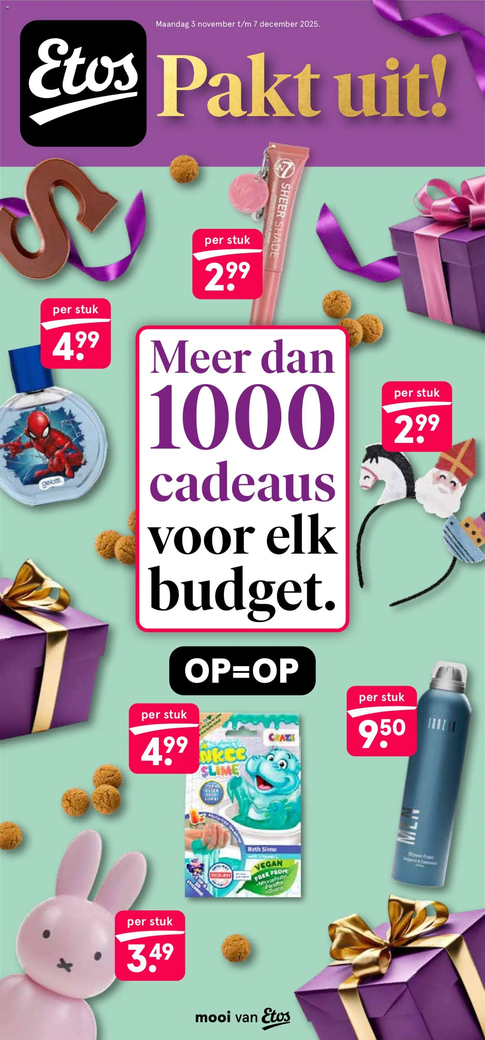 Voorbeeld van Folder van winkel Etos geldig vanaf 03-11-2025