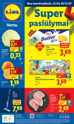 LIDL parduotuvės leidinio Leidinys galiojančio nuo 2025.12.04 peržiūra