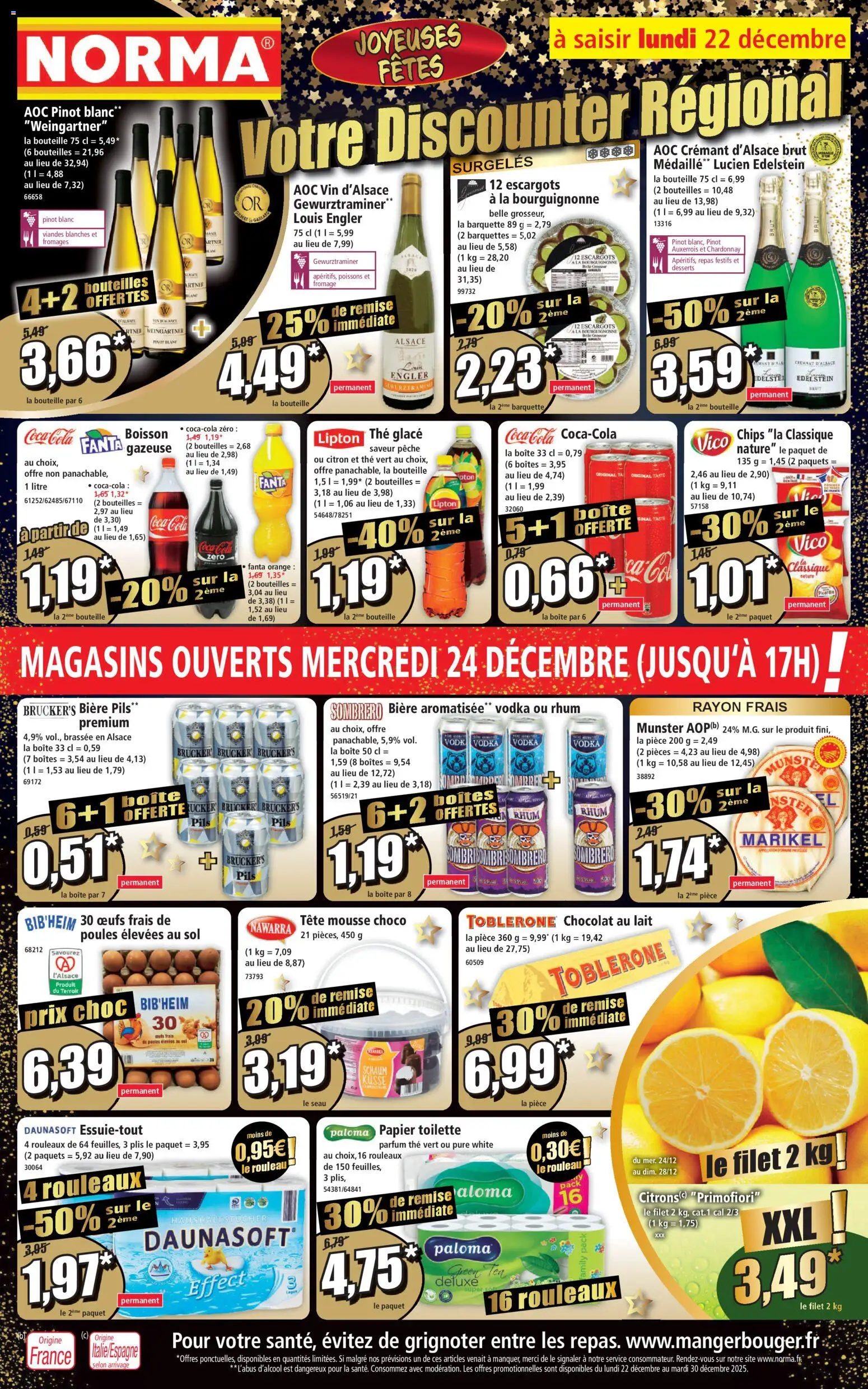 Prévisualisation de Catalogue du magasin Norma formulaire valide 22/12/2025