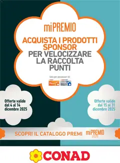 Anteprima dell'opuscolo Volantino Mi Premio Lazio dal negozio Conad valido da 04/12/2025