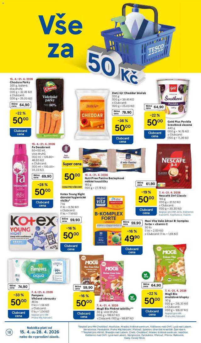 Nový Tesco leták od 15.04.
