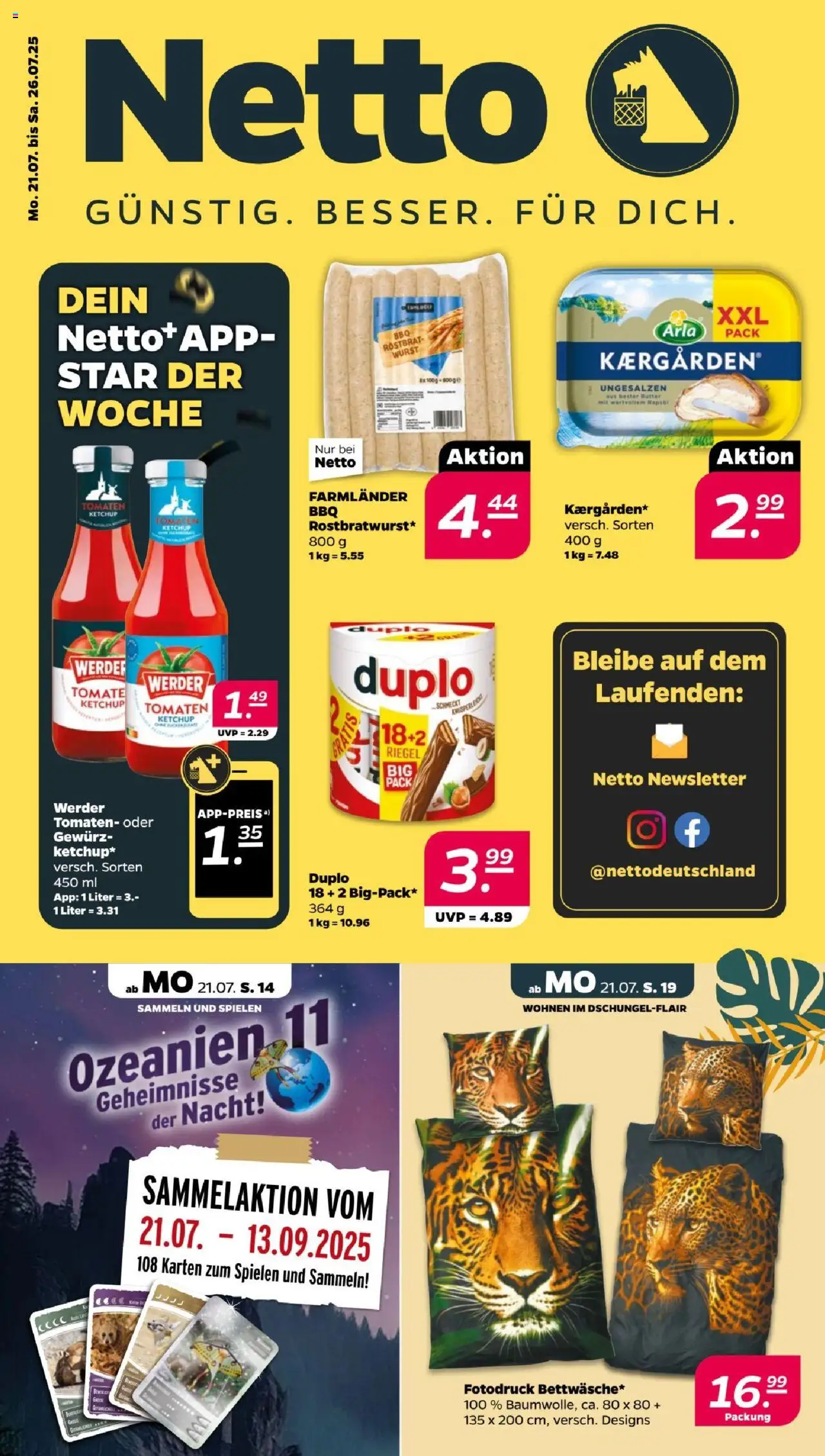 Netto Prospekt ab 21.07.2025 > zum Blättern nächste Woche