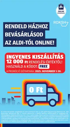 Aldi - Akciós újság Aldi megtekintése, amely érvényes 2025.11.13.-től | Oldal: 6