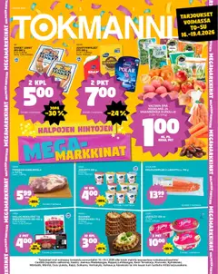 Kaupan Tokmanni Tokmanni ruokatarjoukset esikatselu, voimassa 16/04/2026