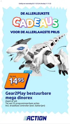 Voorbeeld van Cadeautjesfolder van winkel Action geldig vanaf 05-11-2025