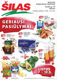 Šilas parduotuvės leidinio Leidinys Vilnius, Šaulio g. 70 galiojančio nuo 2025.07.07 peržiūra