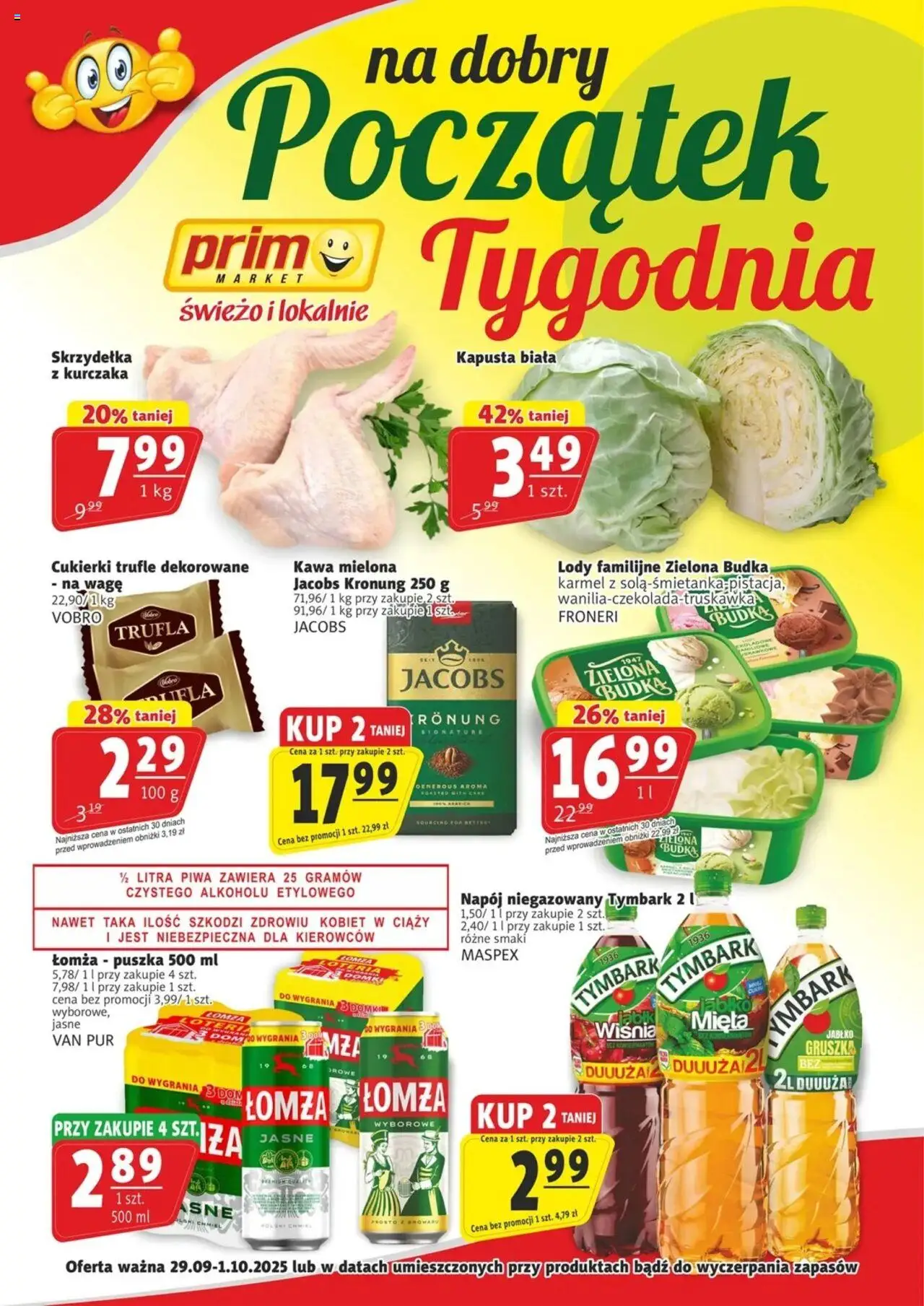 Prim Market Na dobry początek tygodnia od 29.09.2025 - Nowa Gazetka - Numer strony 1