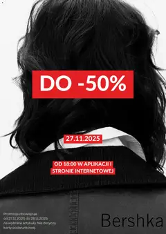 Pogląd gazetki "Black Friday awizo" ze sklepu Bershka ważnej od 25.11.2025
