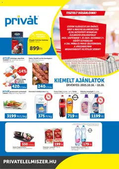 PRIVÁT - Déli vármegyék megtekintése, amely érvényes 2025.10.16.-től