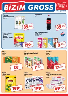 Bizim Toptan Bizim Gross Fırsat Bülteni 11.09.2025 - Broşürünün önizlemesi