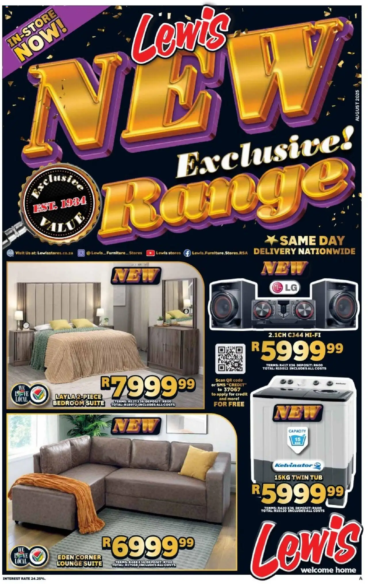 Lewis Stores Specials from 11/08 - 17/09/2025 > Promotions