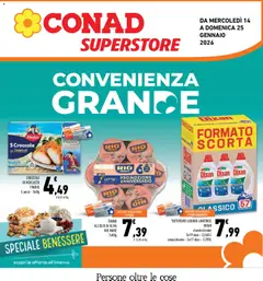 Anteprima dell'opuscolo Volantino Superstore Campania dal negozio Conad valido da 14/01/2026