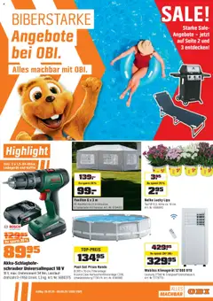 Vorschau des Merkblatts Alles machbar mit OBI. vom Shop OBI gültig von 18.07.2025 bis 09.08.2025