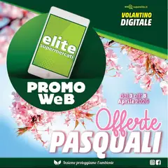 Anteprima dell'opuscolo Elite Supermercati volantino Promo Web dal negozio Elite Supermercati valido da 03/04/2026