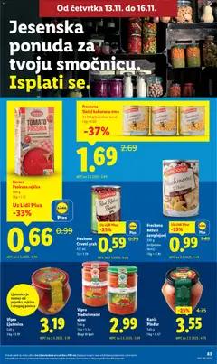 Pregled letka Katalog trgovine Lidl vrijedi od 10.11.2025 | Stranica: 83