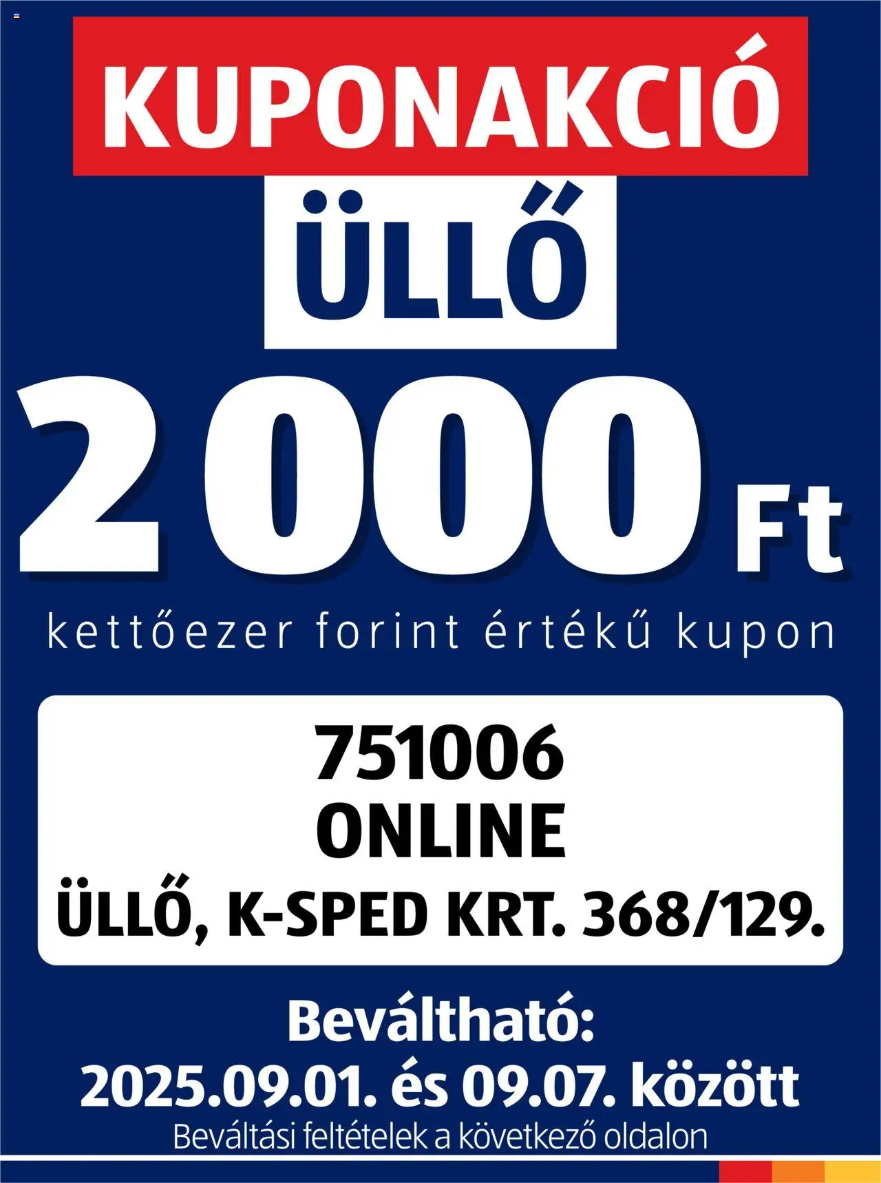 Aldi aktuális szórólap, érvényes 2025.09.01.-től - 1 oldal
