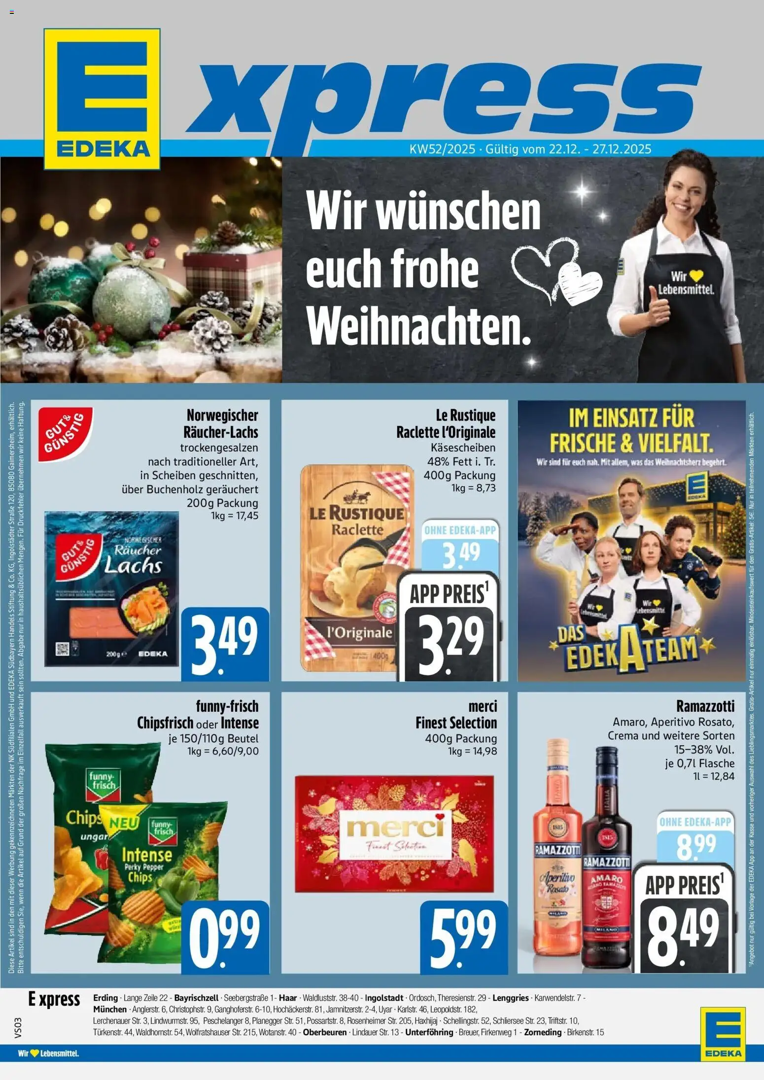 Vorschau von dem Prospekt des Geschäftes Edeka, gültig ab dem 21.12.2025