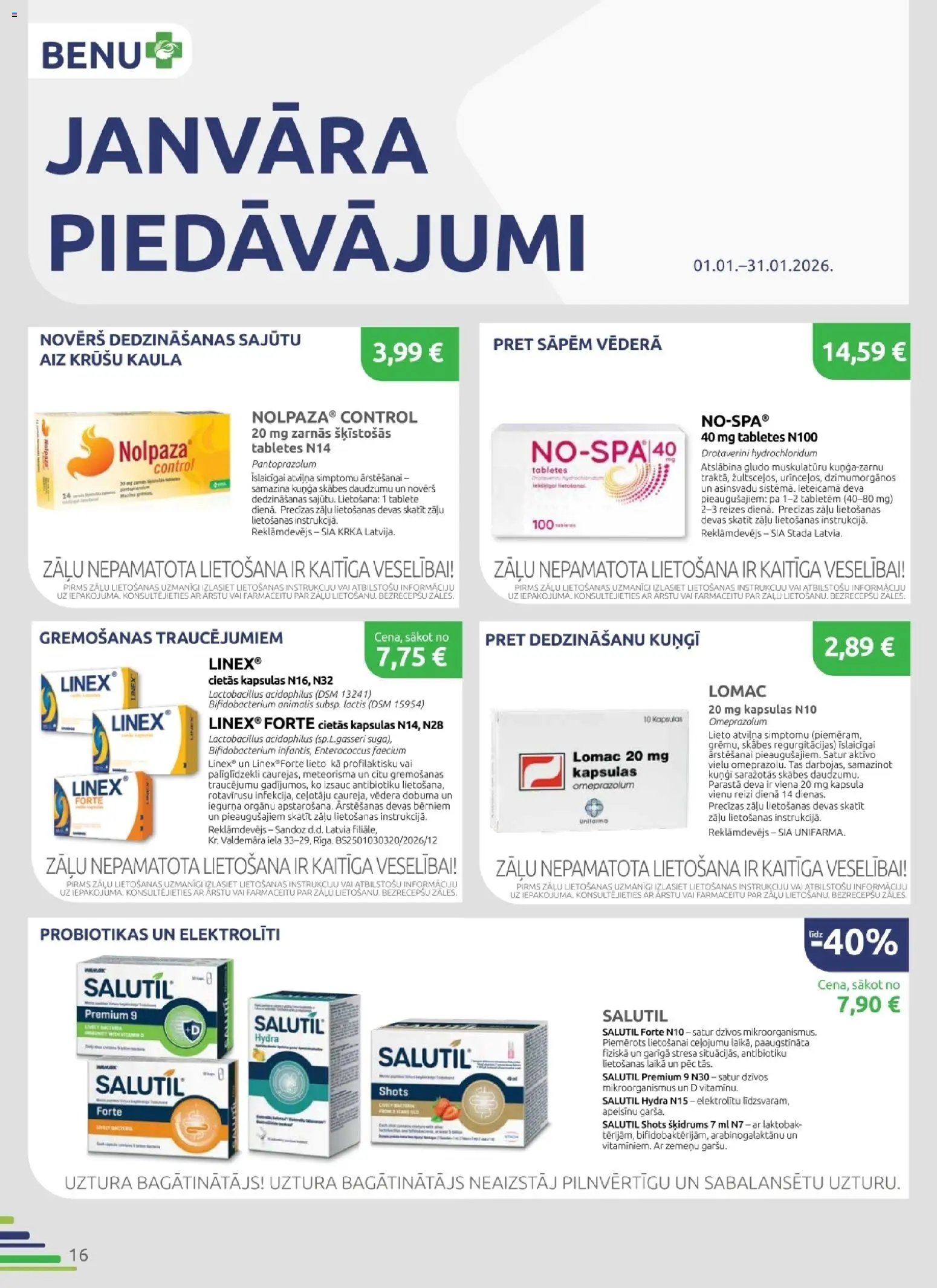 Skatīt BENU akciju bukletu, derīgs no 2026.01.01
