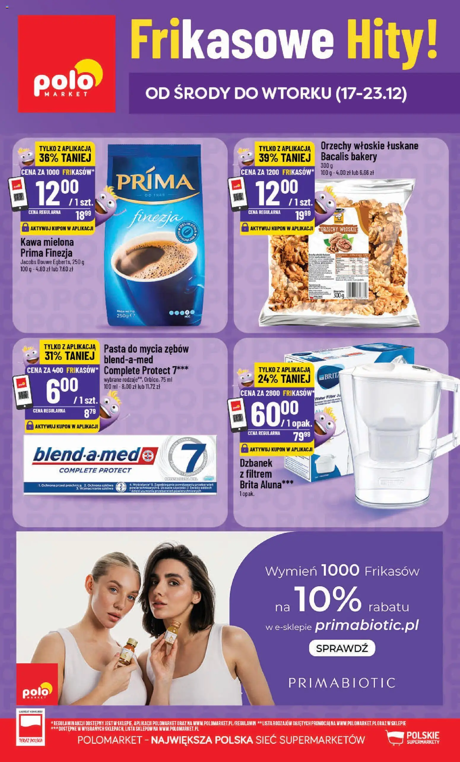 Pogląd gazetki "Frikasowe Hity" ze sklepu POLOmarket ważnej od 17.12.2025