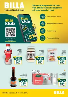 Náhled nabídky: Billa Leták - Billa bonus club platný od 02.01.2026