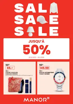 Vorschau des Merkblatts Aktionen Sale FR vom Shop Manor gültig von 25.12.2025 bis 25.01.2026
