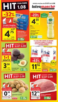 Pogląd gazetki "Gazetka" ze sklepu Intermarche ważnej od 31.07.2025