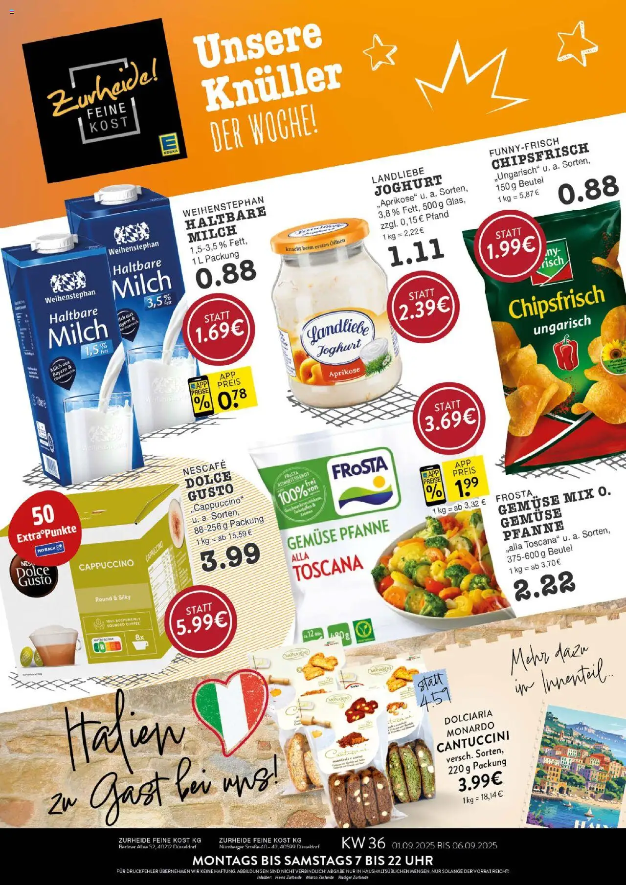 Edeka Zurheide Prospekt (vom 01.09.2025 - 06.09.2025)